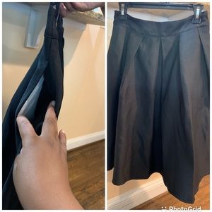 Black high waisted skirt